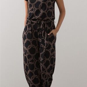 Travelers Dot Print Jumpsuit NWT